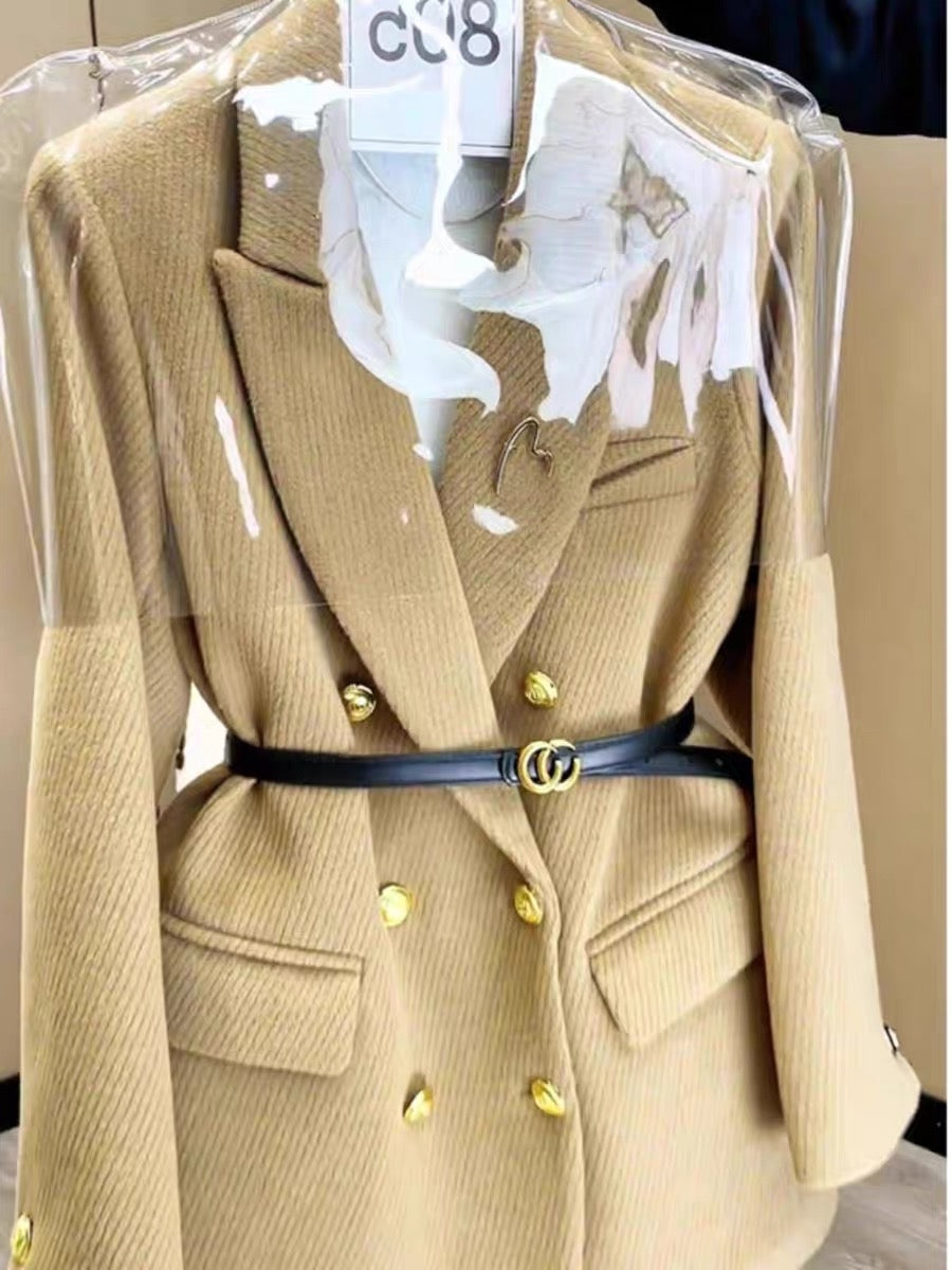 Suit jacket women's autumn 2023 new design sense niche small man popular this year super good-looking suit jacket