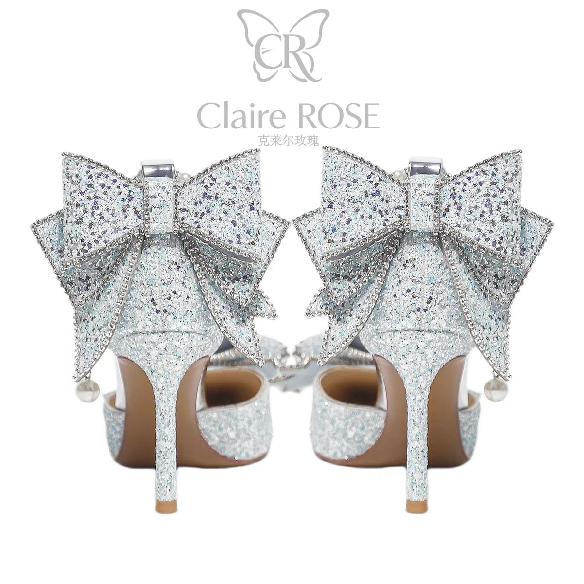 Princess Claire Rose Coronation Gift Box – Crystal Stiletto Heels; a Birthday Gift for Girls (Ideal for 18th Coming-of-Age Celebrations)