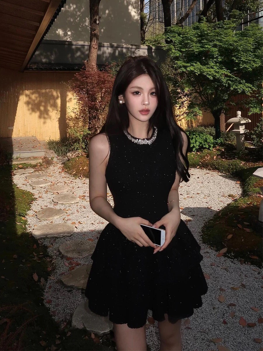 Beautiful hot girl waist dress women's autumn French temperament high- Lee Nhi Boutique Beautiful hot girl waist dress women's autumn French temperament high- Lee Nhi Boutique