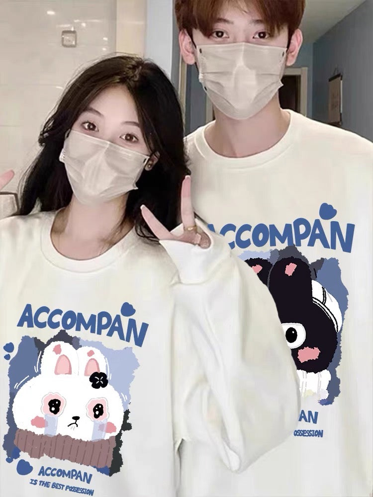 Different couple sweatshirts for spring and autumn 2023 new high-end niche design super popular brand autumn jackets