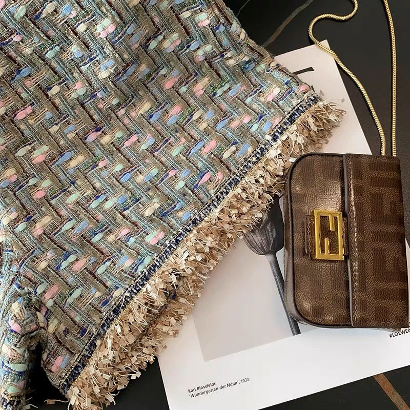Temperament celebrity heavy industry nail bead letter set 2023 popular ins summer fashion all-match shorts two-piece set