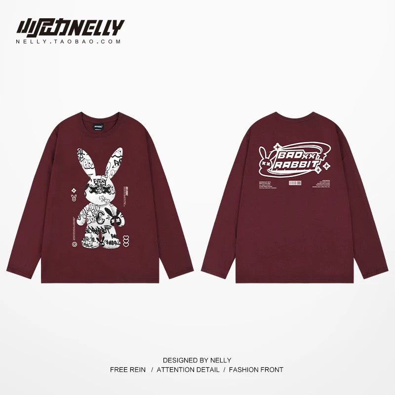 American cartoon cat print round neck short sleeve men and women summer 2025 couple pure cotton t-shirt half sleeve bottoming shirt trend
