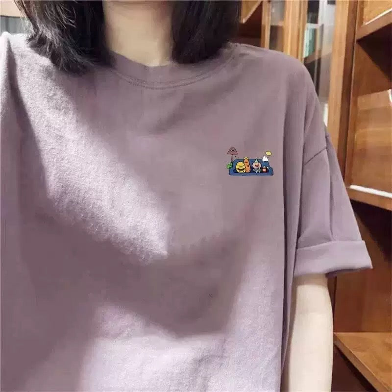 Foreign trade cut label tail order ~ counter withdrawal American trend summer short-sleeved T-shirt men and women pure cotton loose versatile