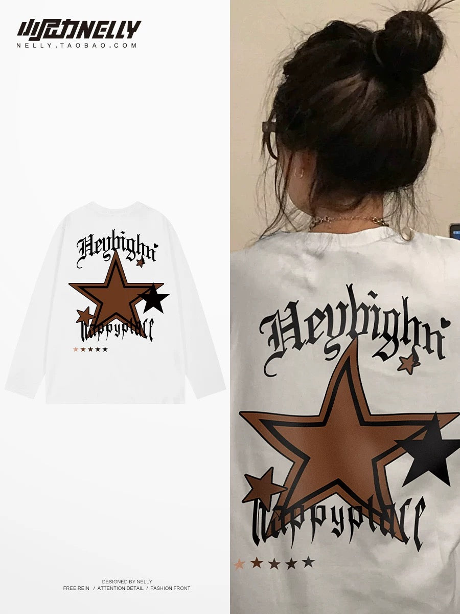 American cartoon cat print round neck short sleeve men and women summer 2025 couple pure cotton t-shirt half sleeve bottoming shirt trend