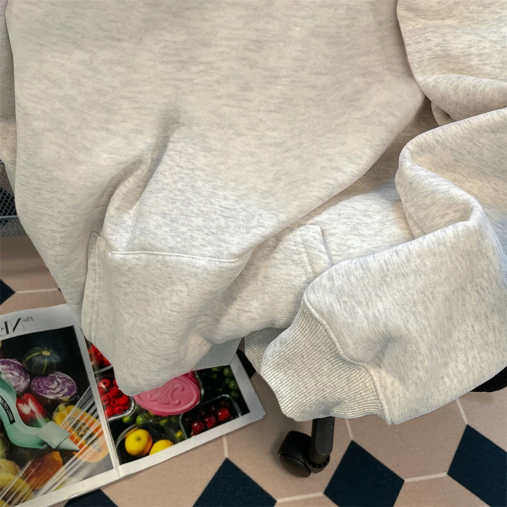 2024 new hot American cat hooded sweatshirt for men and women autumn thin loose national trend niche couple tops