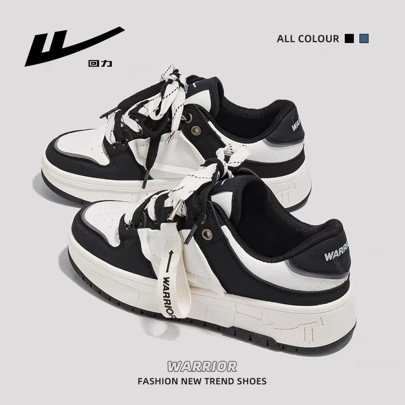 Pull back women's shoes 2023 spring new all-match white shoes original niche black and white panda sneakers women's sneakers