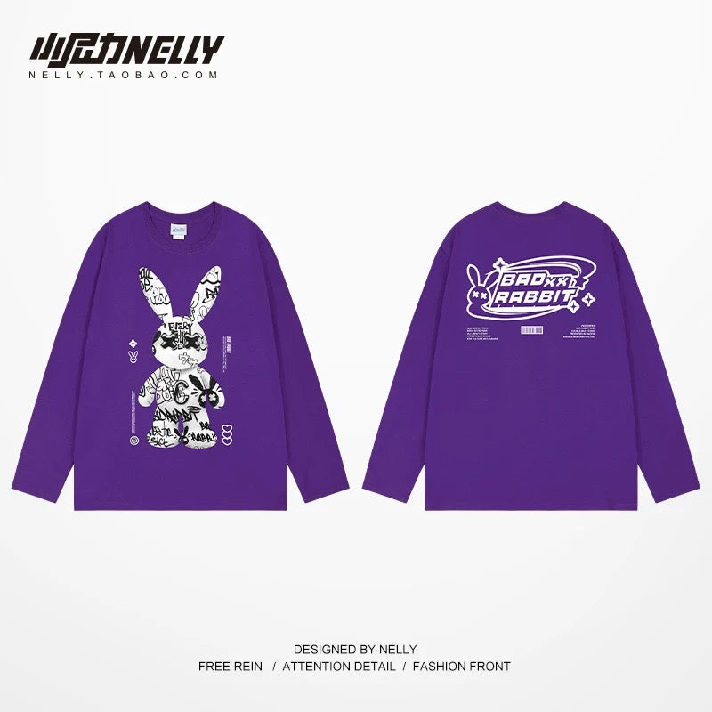 American cartoon cat print round neck short sleeve men and women summer 2025 couple pure cotton t-shirt half sleeve bottoming shirt trend
