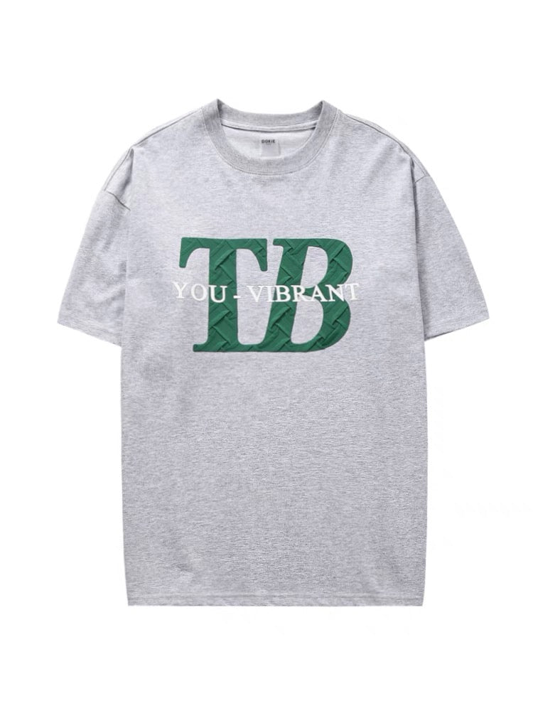 Xu Tailang American retro letter printed short-sleeved simple fashion loose versatile t-shirt ins trend men's top