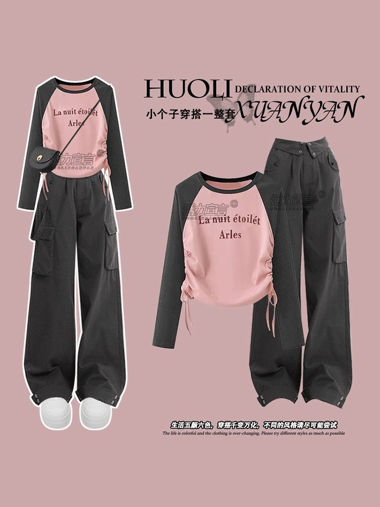Small workwear suit for women Spring and Autumn 2024 new dopamine milk series wear casual age-reducing professional two-piece suit