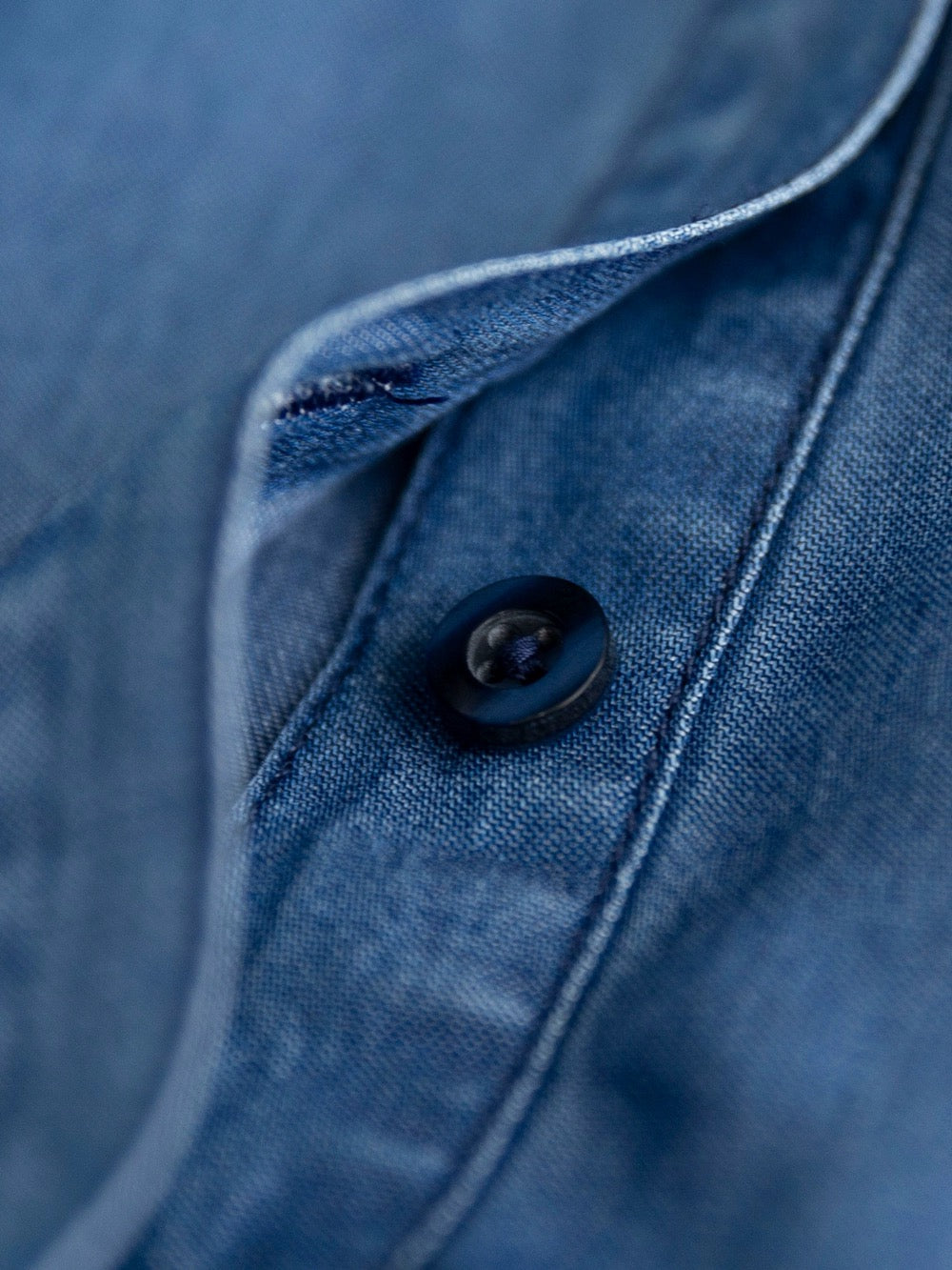 Foreign trade export high-end washed denim shirt for women, niche design, loose and versatile layered shirt, drape bottom