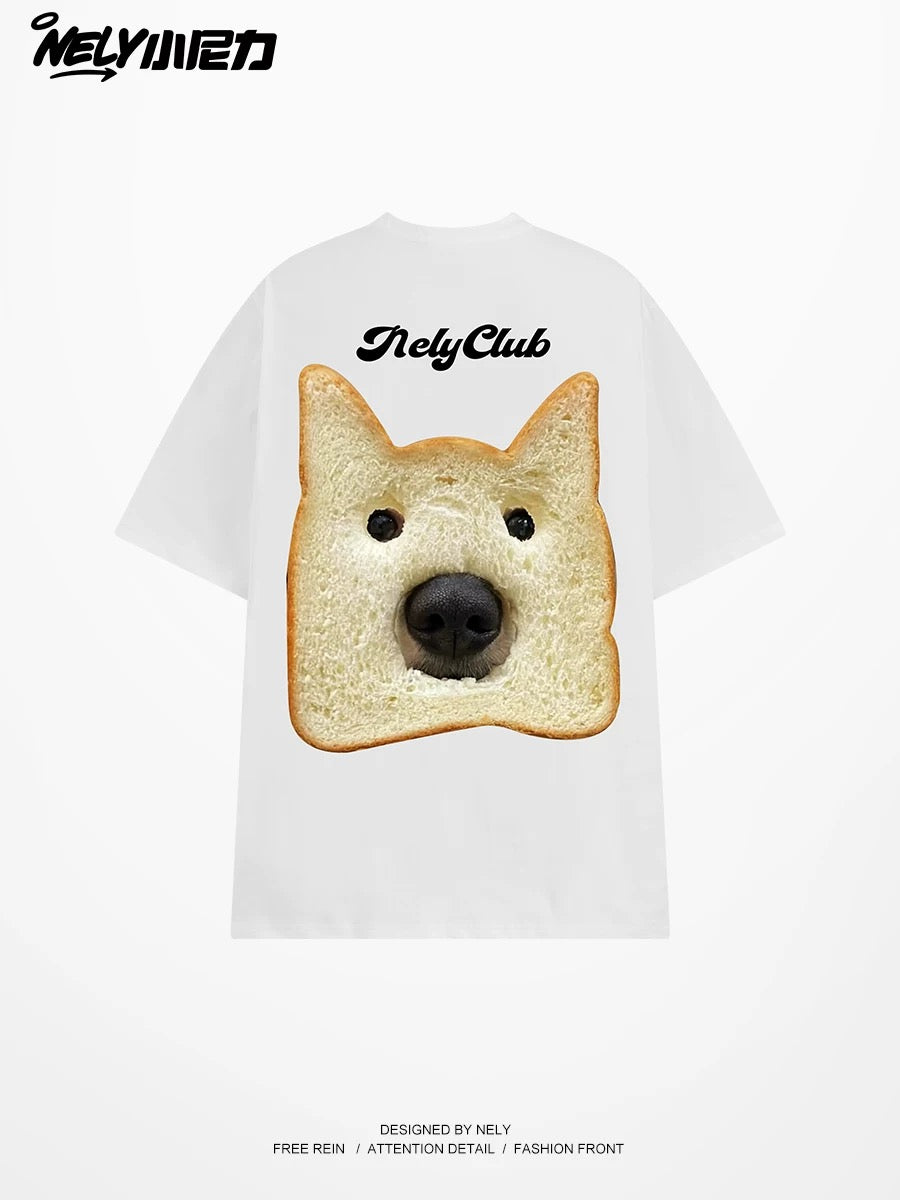 American cartoon cat print round neck short sleeve men and women summer 2025 couple pure cotton t-shirt half sleeve bottoming shirt trend