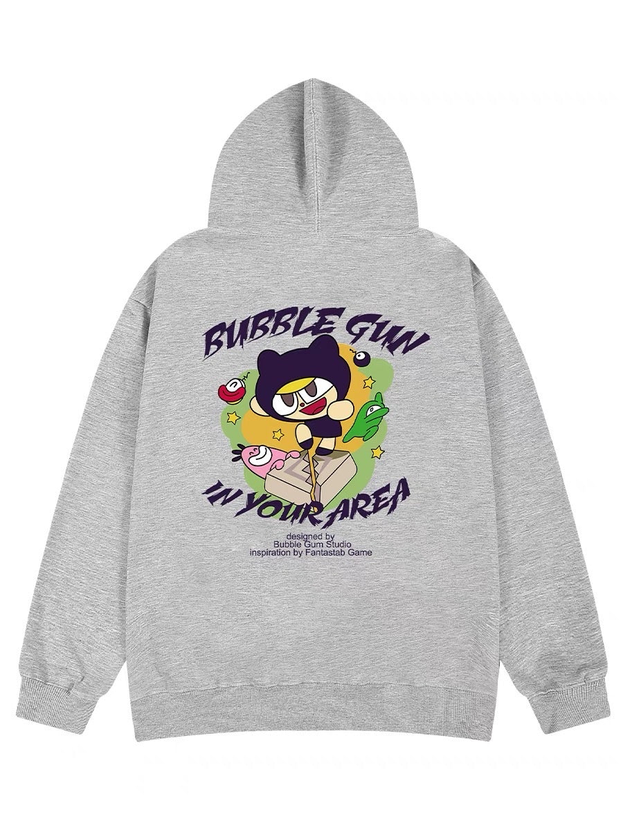 Hooded velvet sweatshirt for men in spring and autumn, new fashion brand, American heavyweight autumn and winter tops, teenagers couple jackets