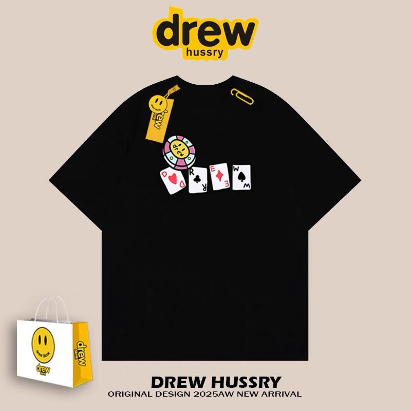drew American trendy brand Crayon Shin-chan short-sleeved T-shirt men and women ins loose summer heavy cotton casual couple outfit