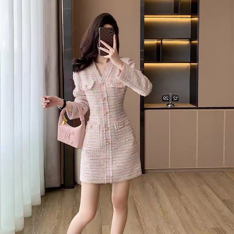 Celebrity Xiaoxiang style A-line skirt women's high-end light luxury s –  Lee Nhi Boutique
