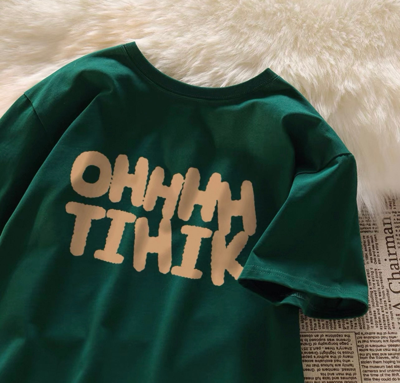 Summer dopamine outfit ~ pure cotton straight shoulder short-sleeved T-shirt female summer small loose chic sweet and spicy top