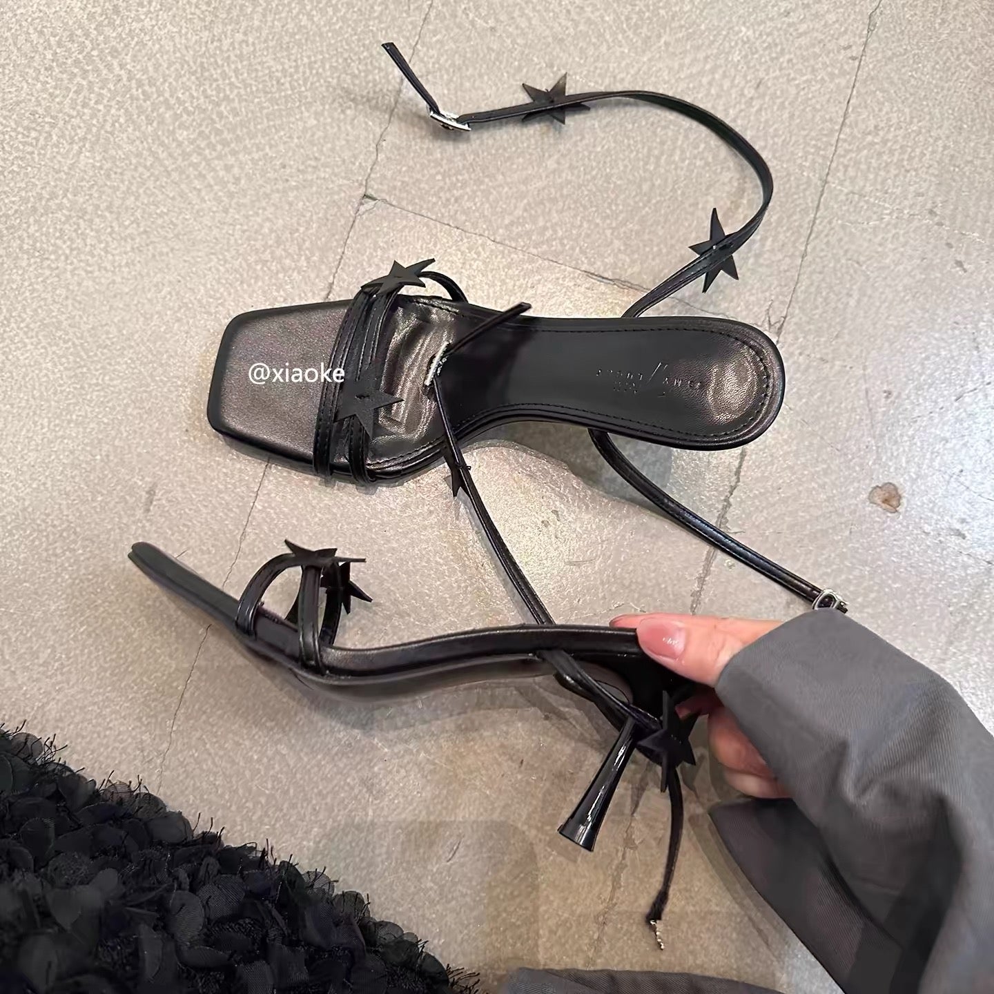 2025 New Pink Open-Toe High-Heeled Sandals for Women, Summer Stiletto Heels, Niche Design, High-Heeled Sandals/Slippers