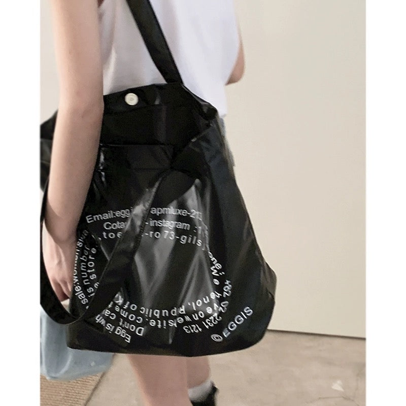 Korean large-capacity silver bag for women 2023 new niche fashion commuter handbag student shoulder tote bag