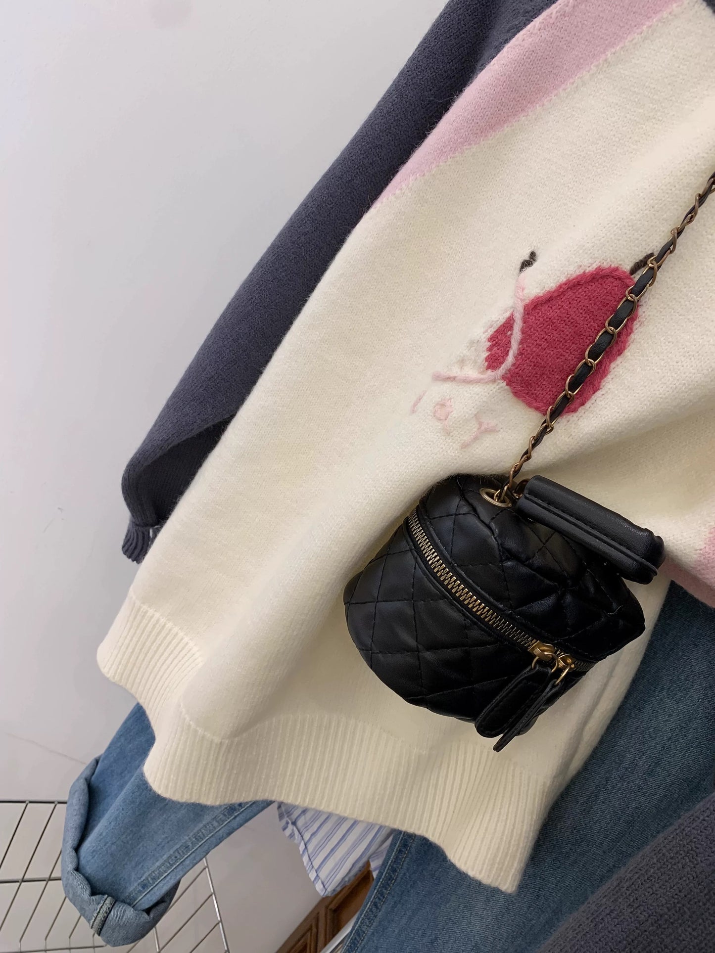 European goods pullover outer wear sweater women autumn and winter high-end loose lazy style early autumn 2025 new style inner bottoming shirt