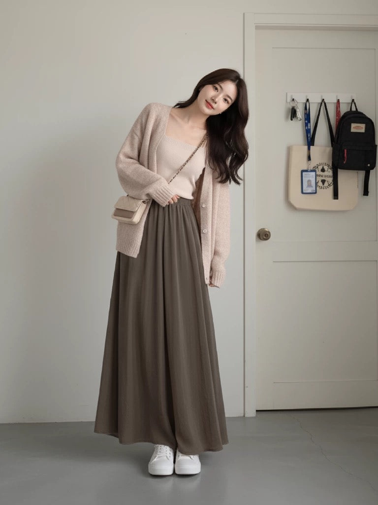 2026 Super Hot, Stylish, Unique, and Beautiful Korean Style Minimalist OOTD Outfit for Women - Three-Piece Set
