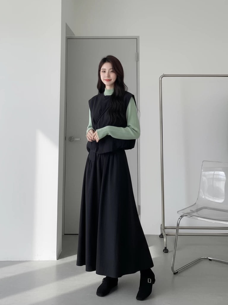2026 Super Hot, Stylish, Unique, and Beautiful Korean Style Minimalist OOTD Outfit for Women - Three-Piece Set