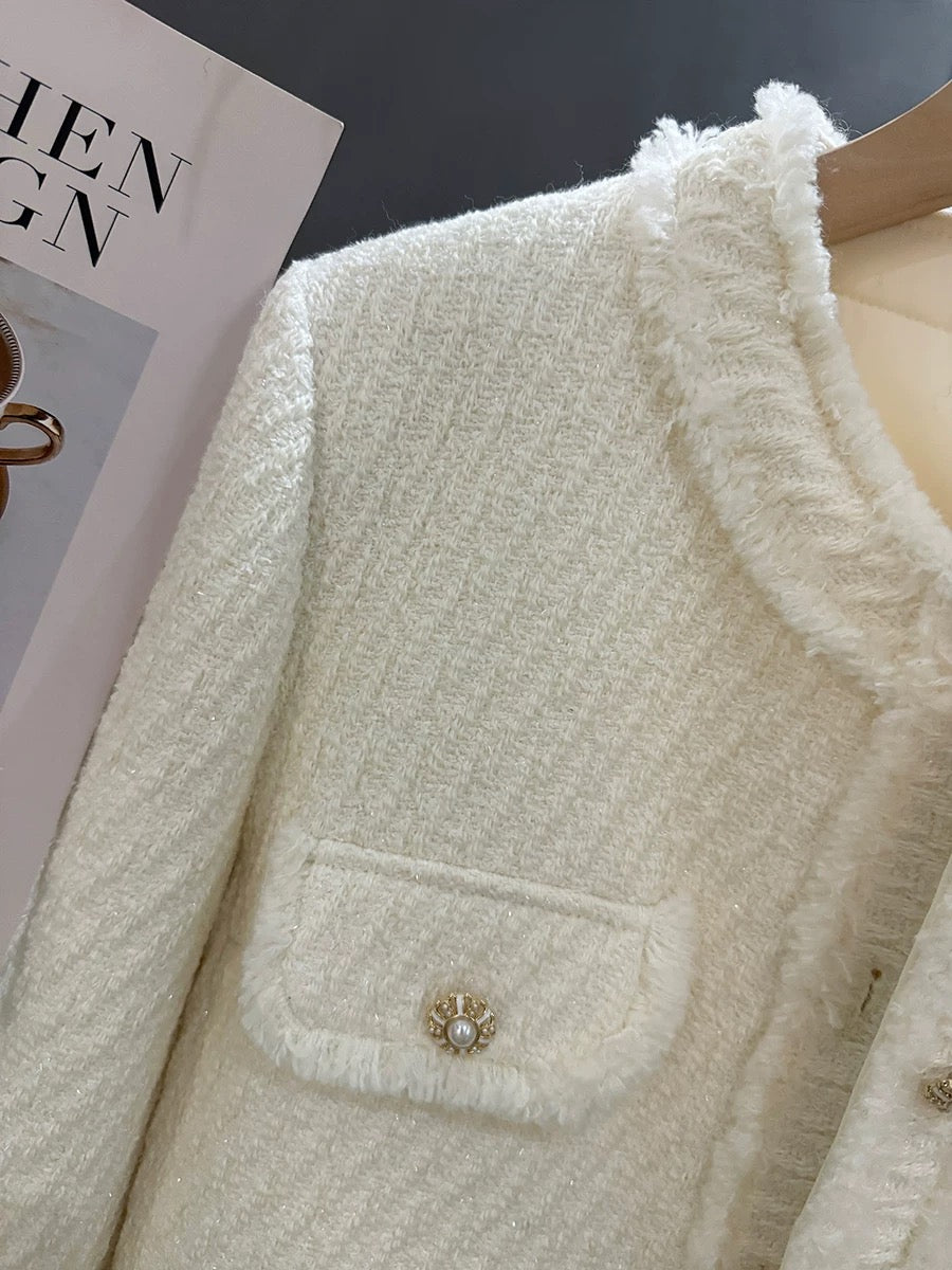 90% White Duck Down, White-Style Down Lined Autumn/Winter Coat, Goddess Style, 2025 New Elegant Warm Top