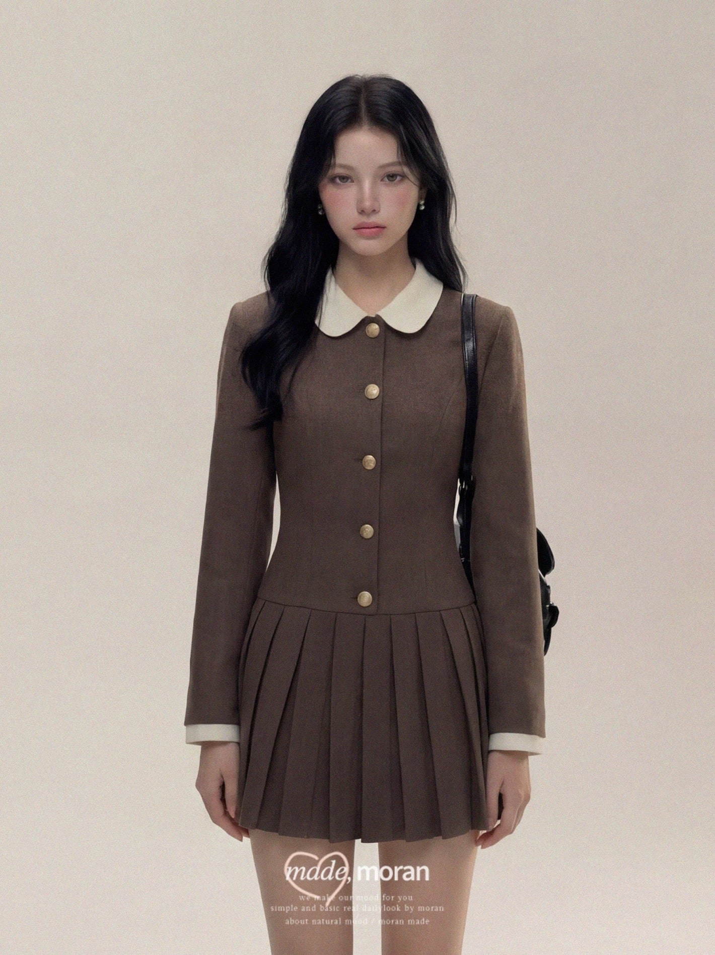 2025 New Petite Style-inspired Suit Dress for Women, Autumn/Winter, Elegant and Suitable for Important Occasions, Short Skirt