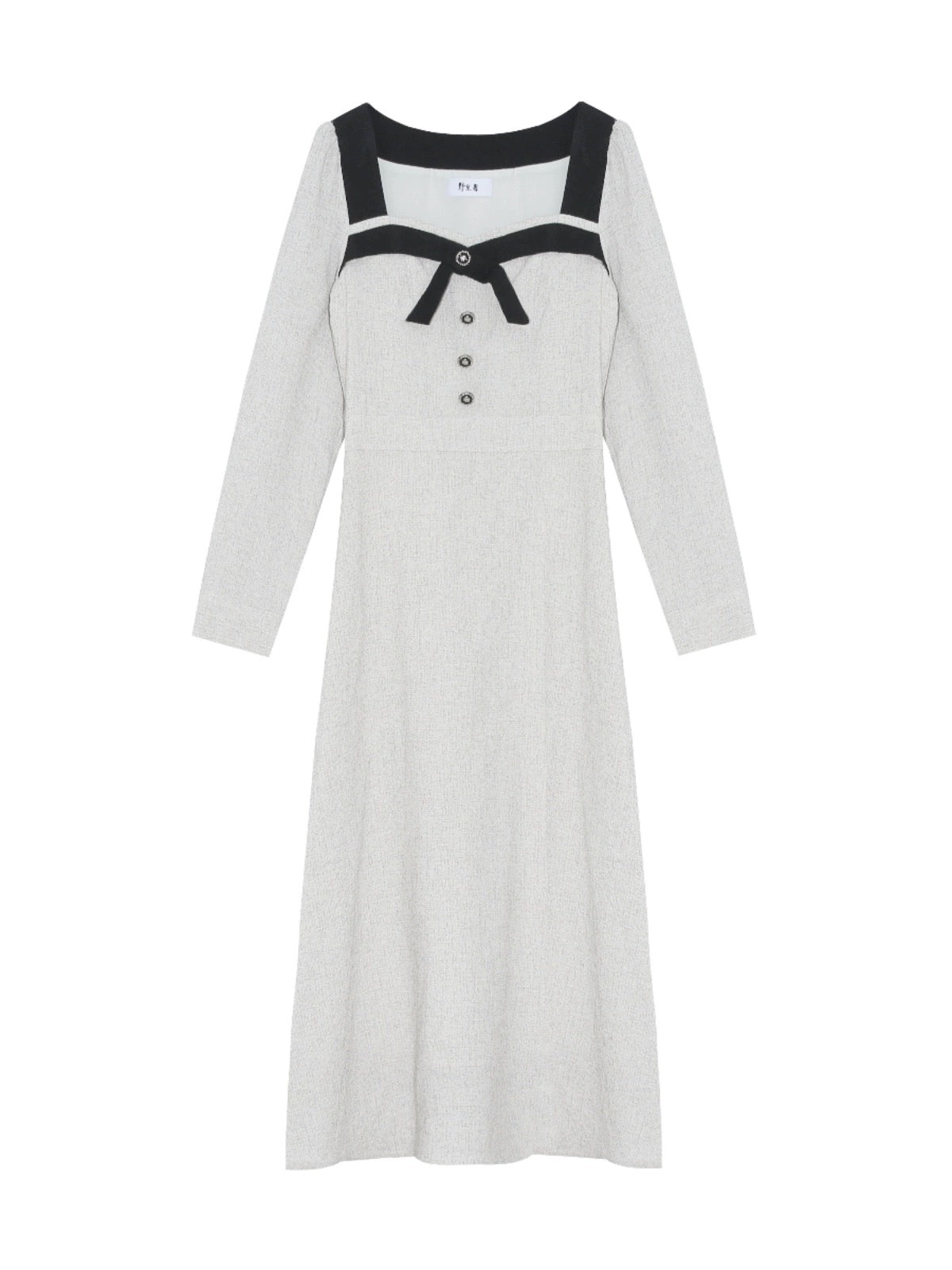 A little wild berry, French style fragrance design, niche waist slimming, chic and age-reducing long-sleeved dress for women
