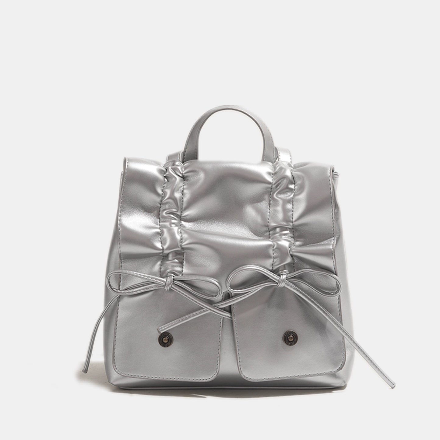 Mido Customized 2024 New Fashionable Sweet Backpack Bow Pleated College Style Cute Casual Women's Bag