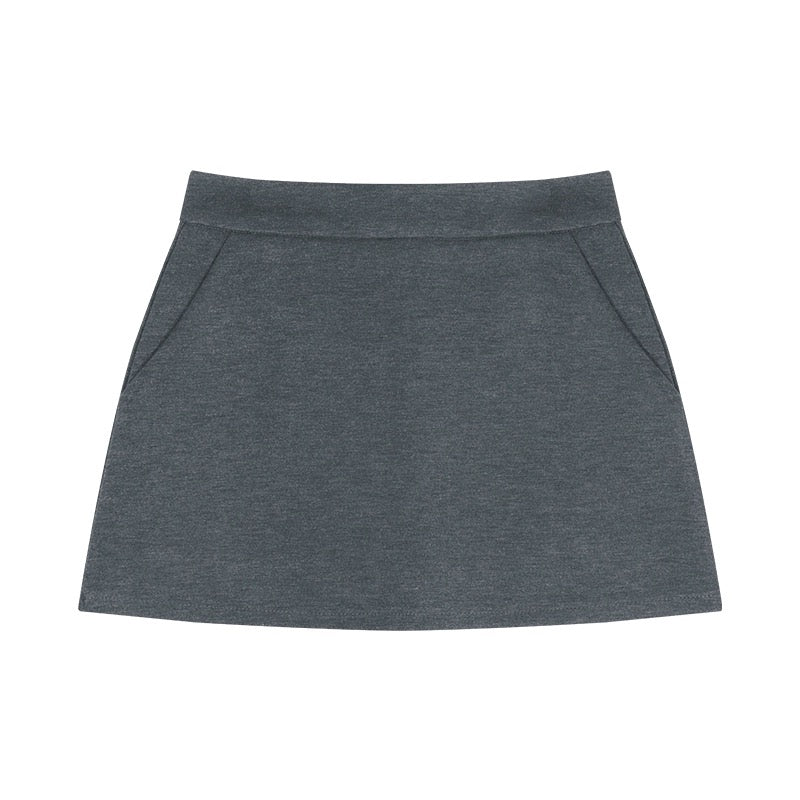 Temperament white simple skirt women summer tight hip skirt high waist small hot girl sexy short skirt