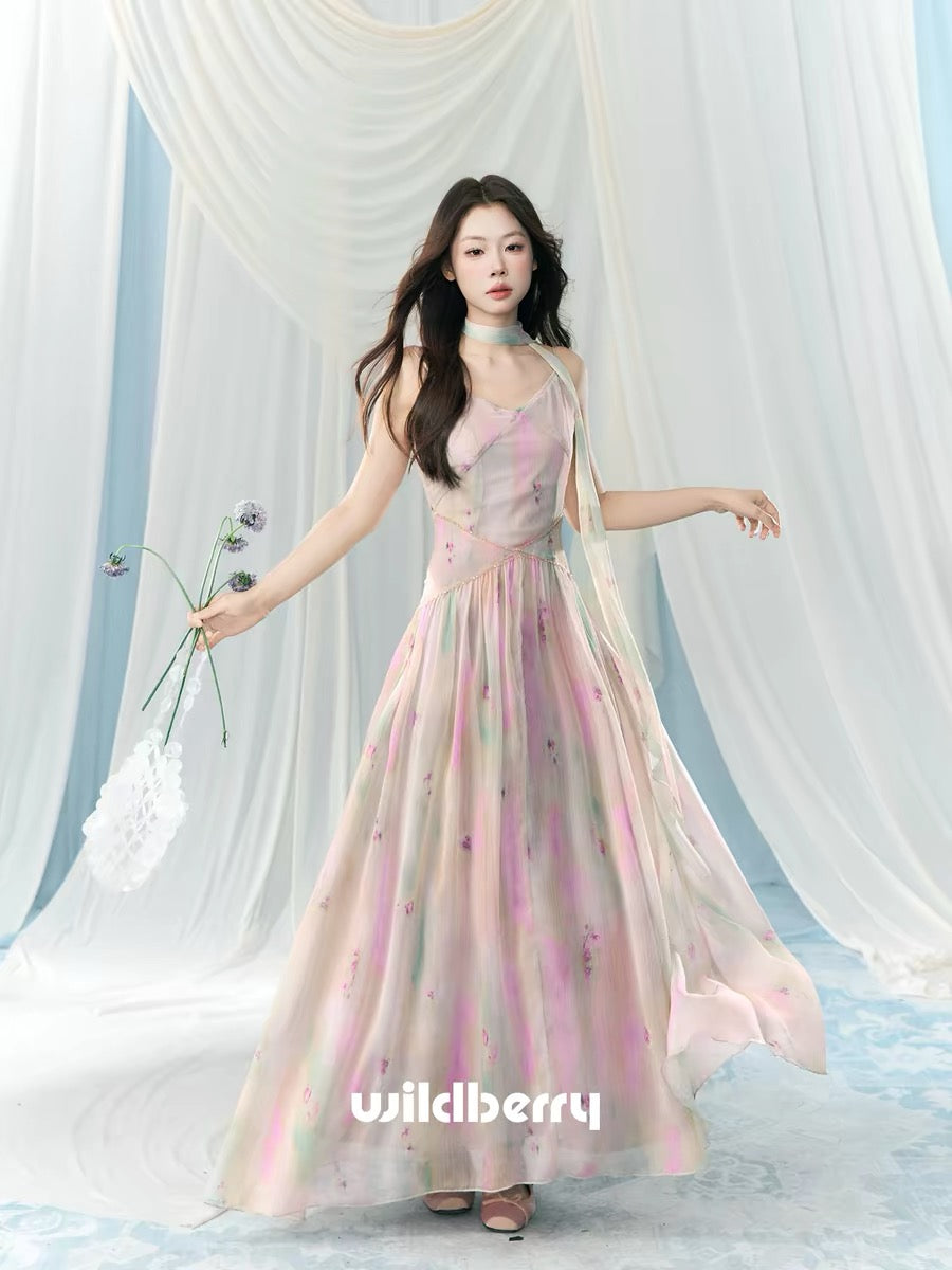 A Little Wild Berry French-Style Waist-Defining Slip Dress for Women, – Lee  Nhi Boutique