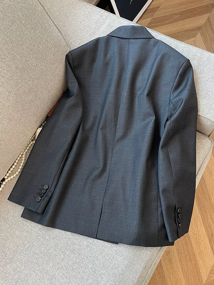 2025 Autumn New French Retro Beaded Blazer for Women - Fashionable, Versatile, Slimming, Stylish Suit Jacket