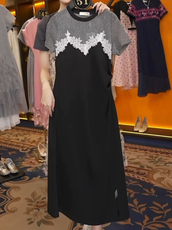 Dress 2025 new style women's summer this year popular thirteen lines hot style temperament ladies slim light luxury high-end