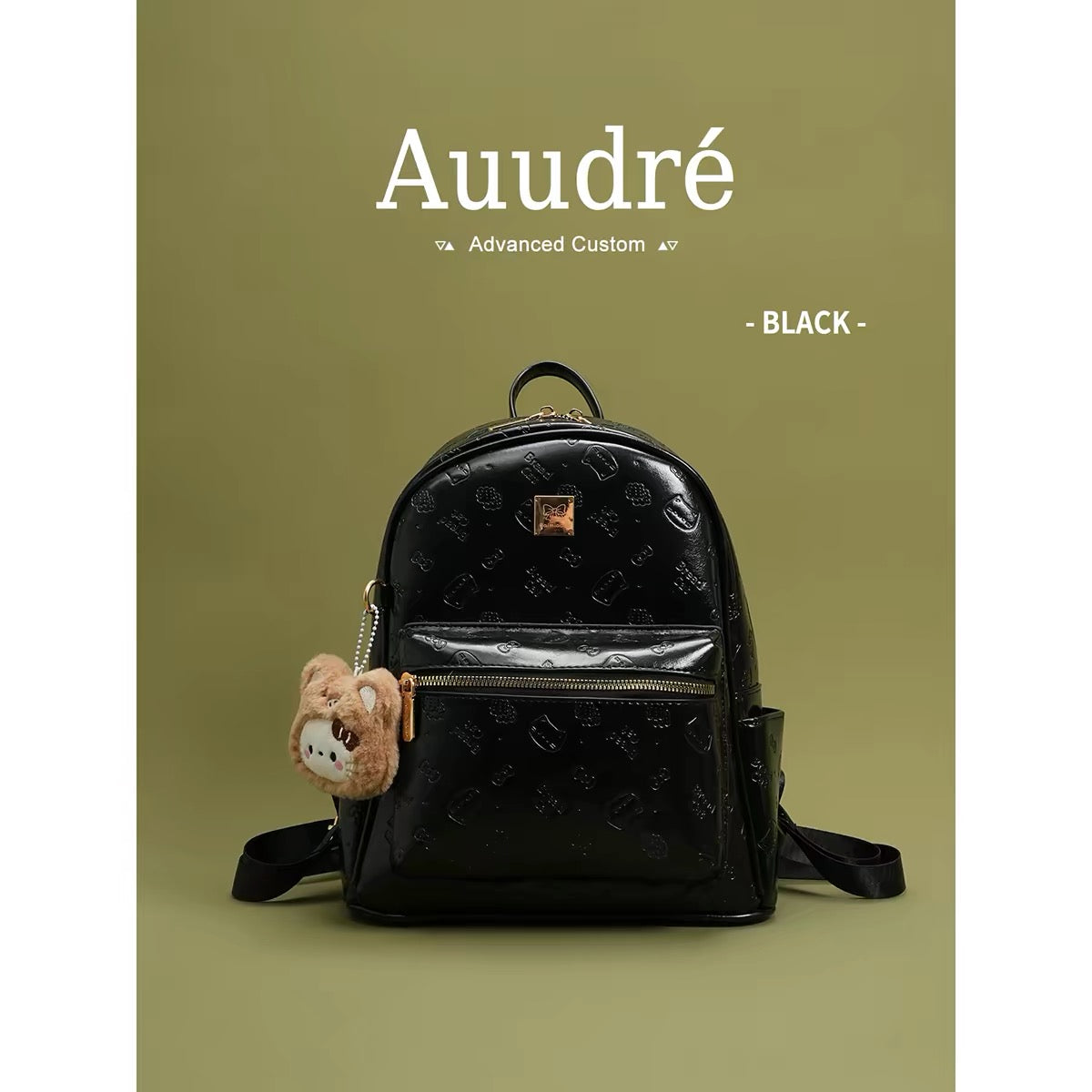 Auudre premium-quality preppy style backpack for women, 2026 new summer fashion travel bag.