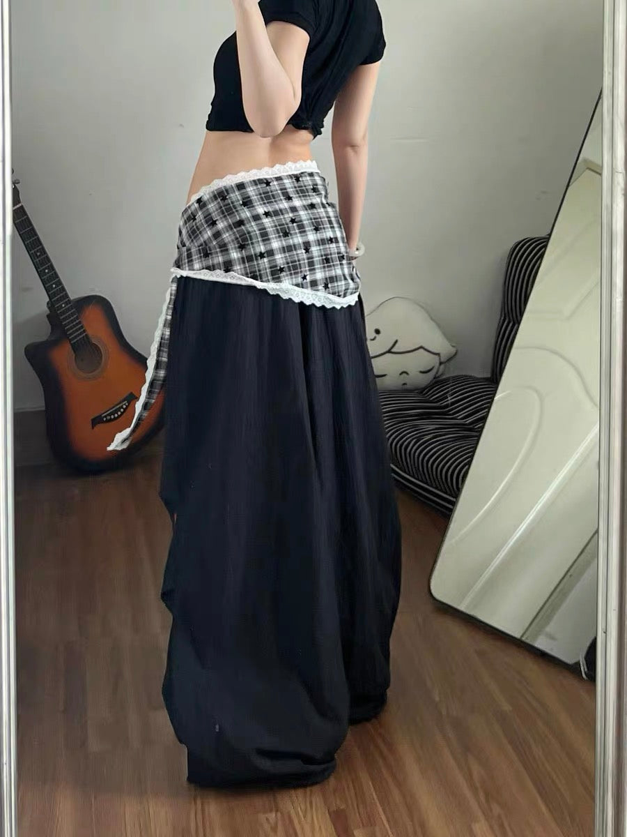 Relaxed street style layered cargo pants for women, thin and stylish design, perfect for dancing, hip-hop, and versatile casual wear.