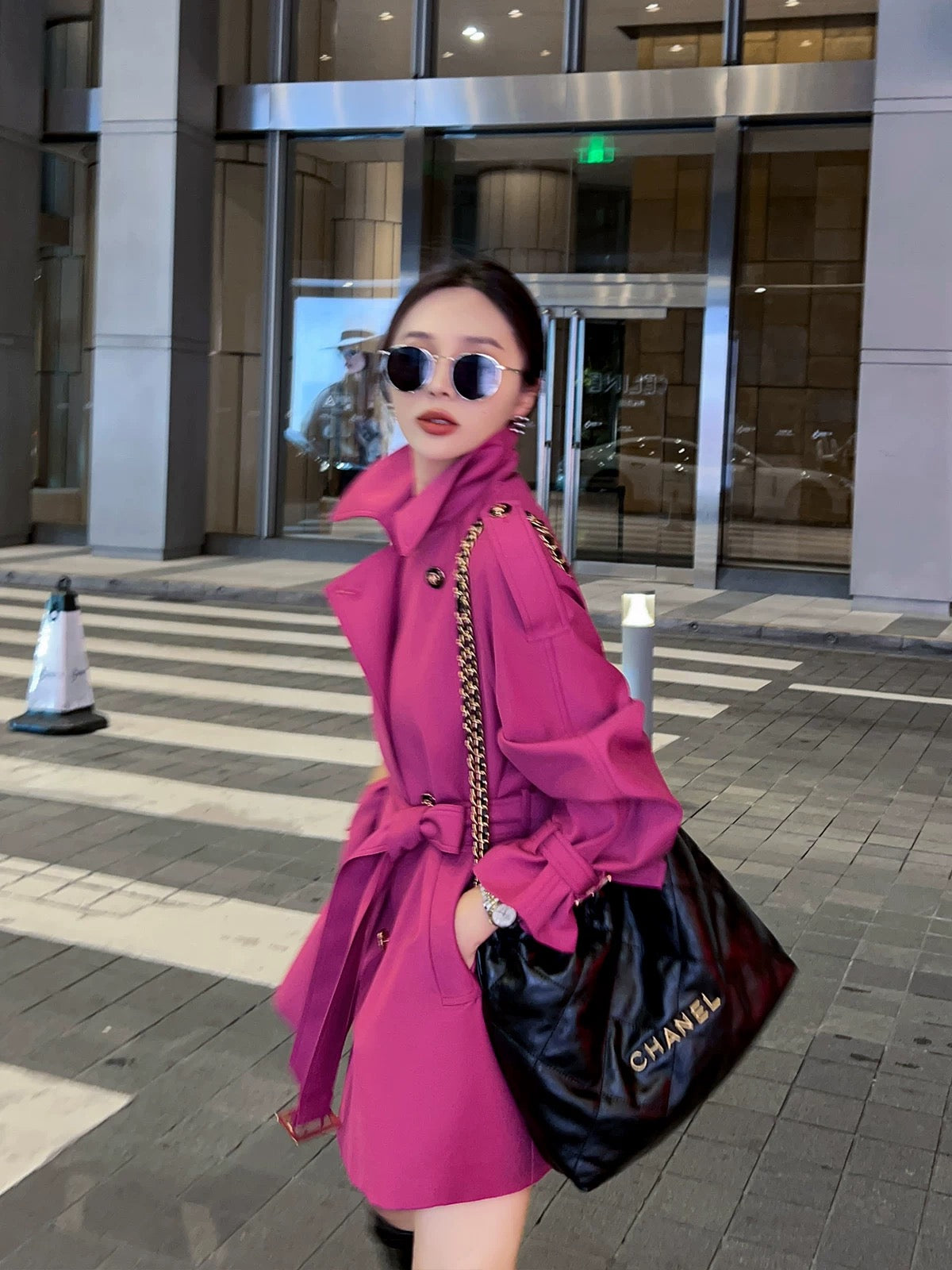 Windbreaker coat for women, mid-length and small, 2024 new spring and autumn, this year's popular British style early autumn temperament coat