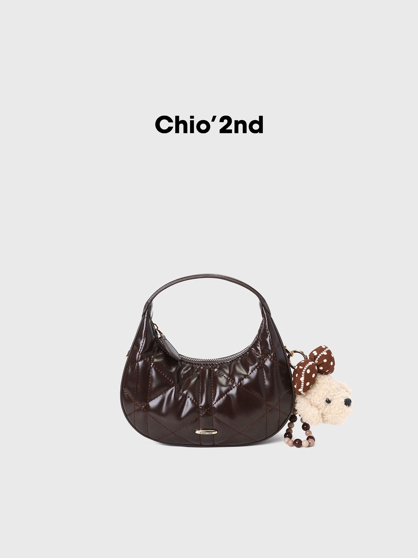 Chio2nd Princess Diana Evening Dumpling Bag, Mini Handbag, Crescent Moon Style, Chain Shoulder/Crossbody Bag