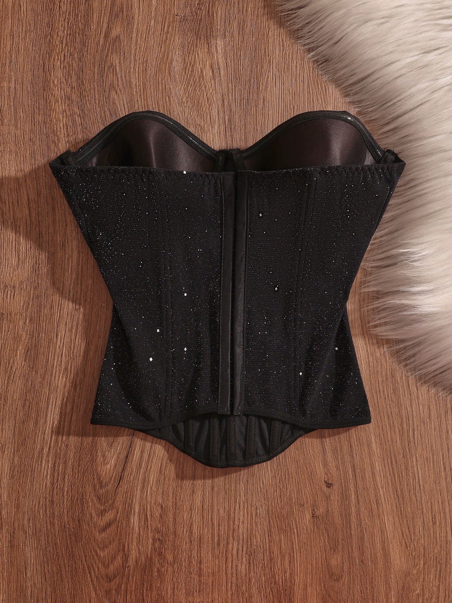 2025 New Sexy and Hot Girl Heavy Sequined Strapless Vest for Women - Stylish, Elegant, and Slimming Top