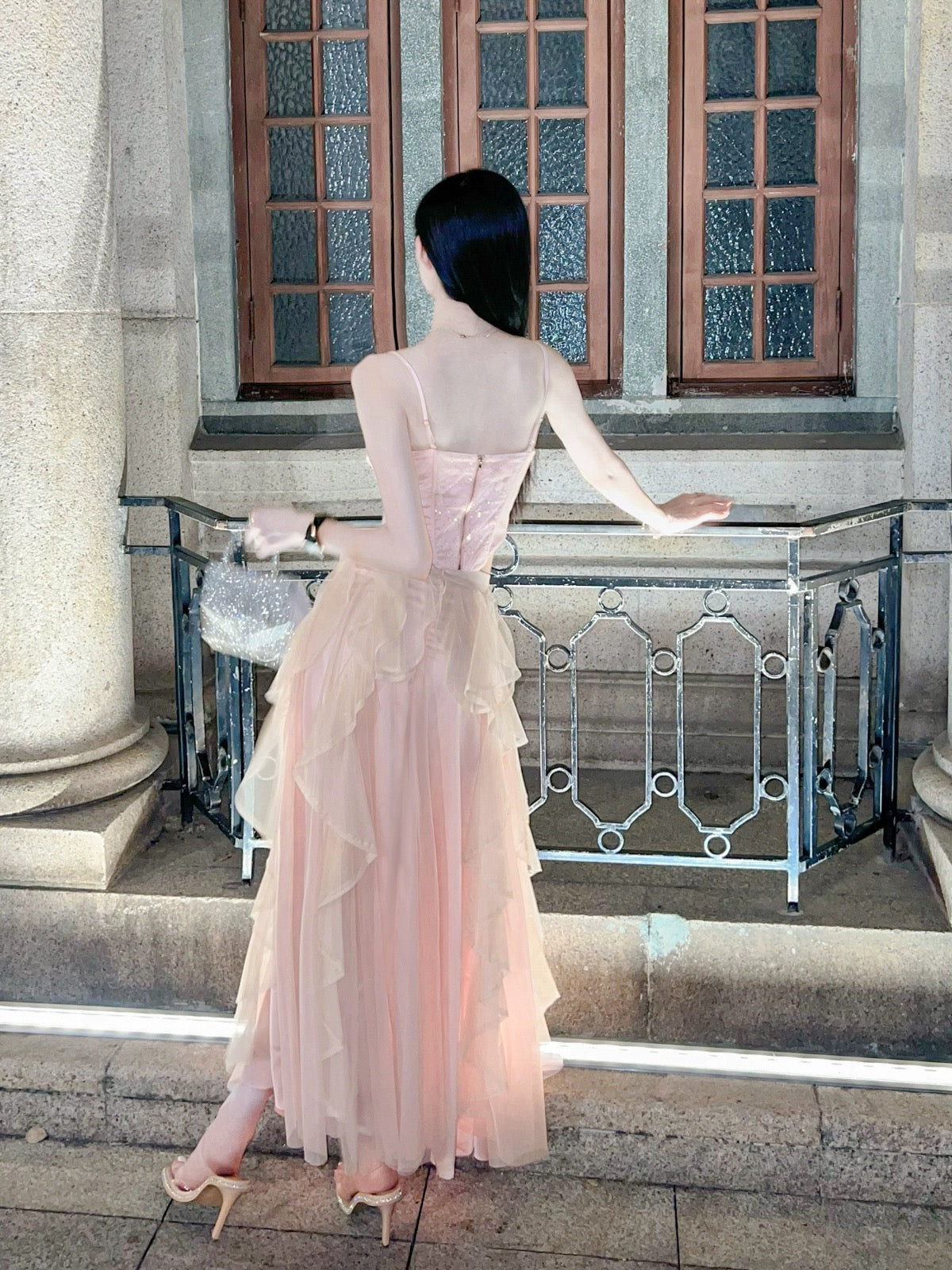 Bao Zong Sexy Strap Tube Top Women's Fishbone Body Shaping Waist Bottoming Vest Pure Lust Style with Breast Pads Inside