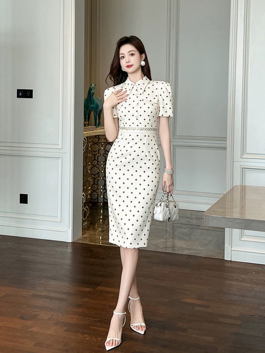 Shenzhen Nanyou High-end Women's Clothing 2024 Summer New Dress A Version Niche Non-Contrasting Dress High-end