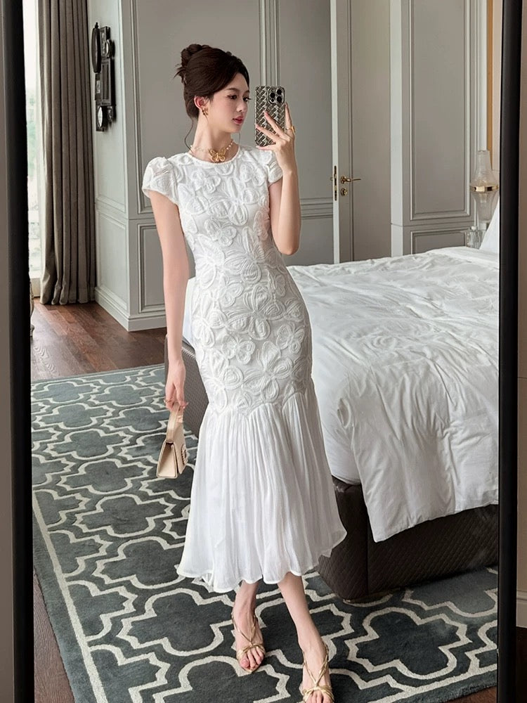 elegant french style dress Elegant and generous dress for women, new summer style, high-end Frenc –  Lee Nhi Boutique