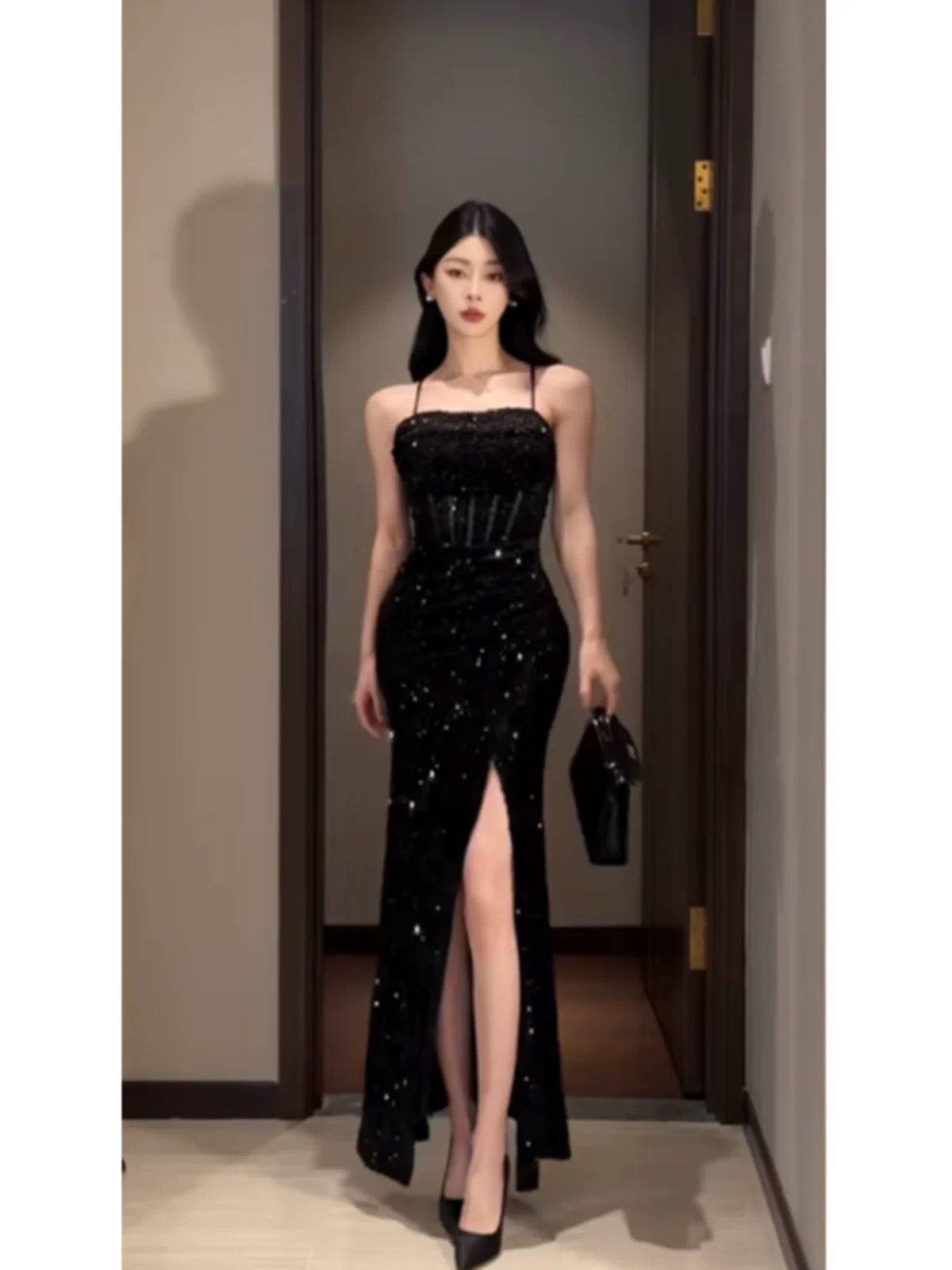 Hot girl temperament birthday dress dress women's 2025 spring and autu Lee Nhi Boutique Hot girl temperament birthday dress dress women's 2025 spring and autu Lee Nhi Boutique