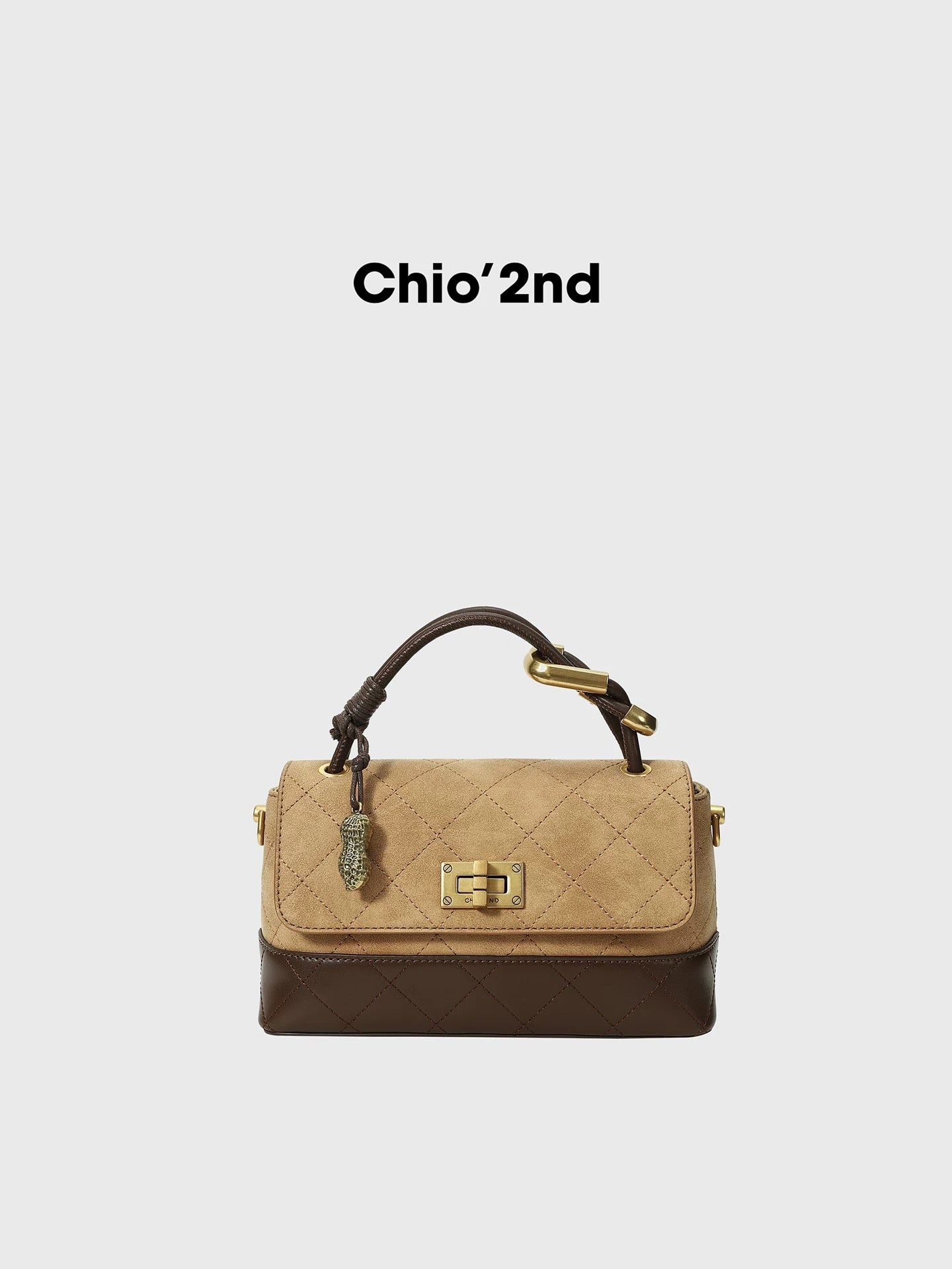 Chio2nd Mondstadt Letter Small Square Handbag for Women, Autumn/Winter Retro Color Block Handbag, Shoulder Bag/Crossbody Bag