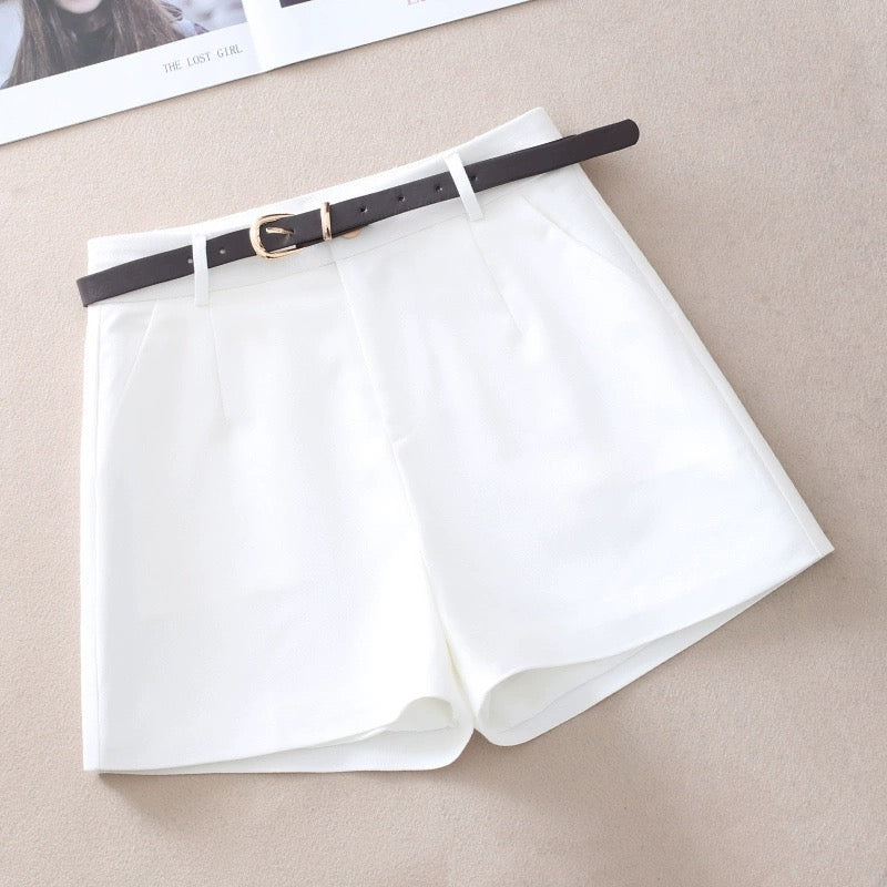 Suit Shorts Boot Pants Women's Spring and Summer New 2024 Fashion High Waisted Slim A-Line Pants Versatile Loose Wide Leg Pants