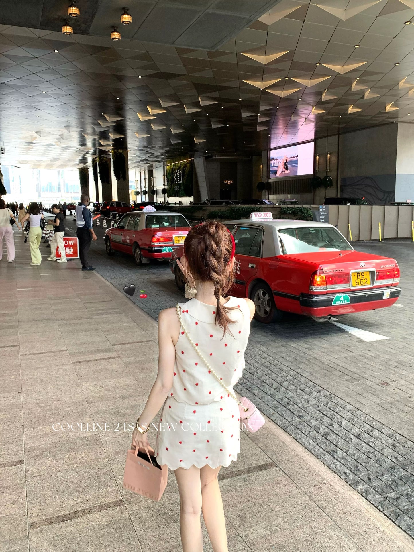 COOLLINE Lin Zixi My Girlhood Love Embroidered Linen Petals Doll Collar Fashionable Small Suit