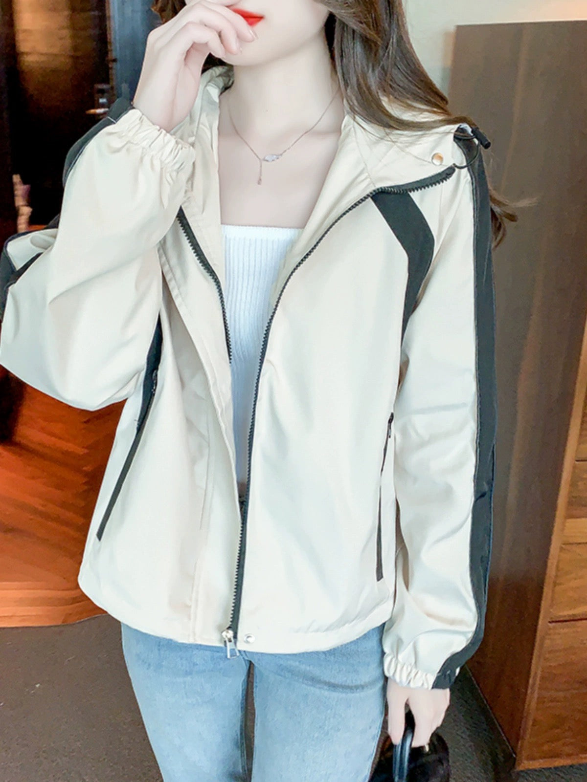 This year's popular jackets and jackets for women spring and autumn 2023 new popular autumn women's fashionable casual jacket tops