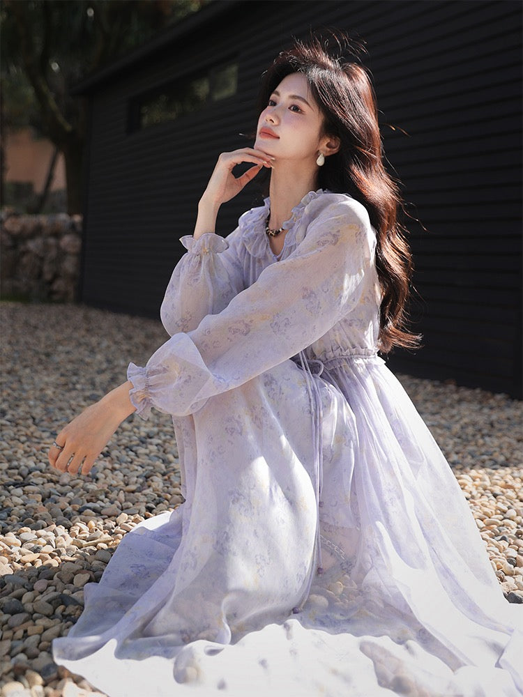 The plum is ripe [Rose Weidian Series] High-end Floral Dress丨New A-lin –  Lee Nhi Boutique