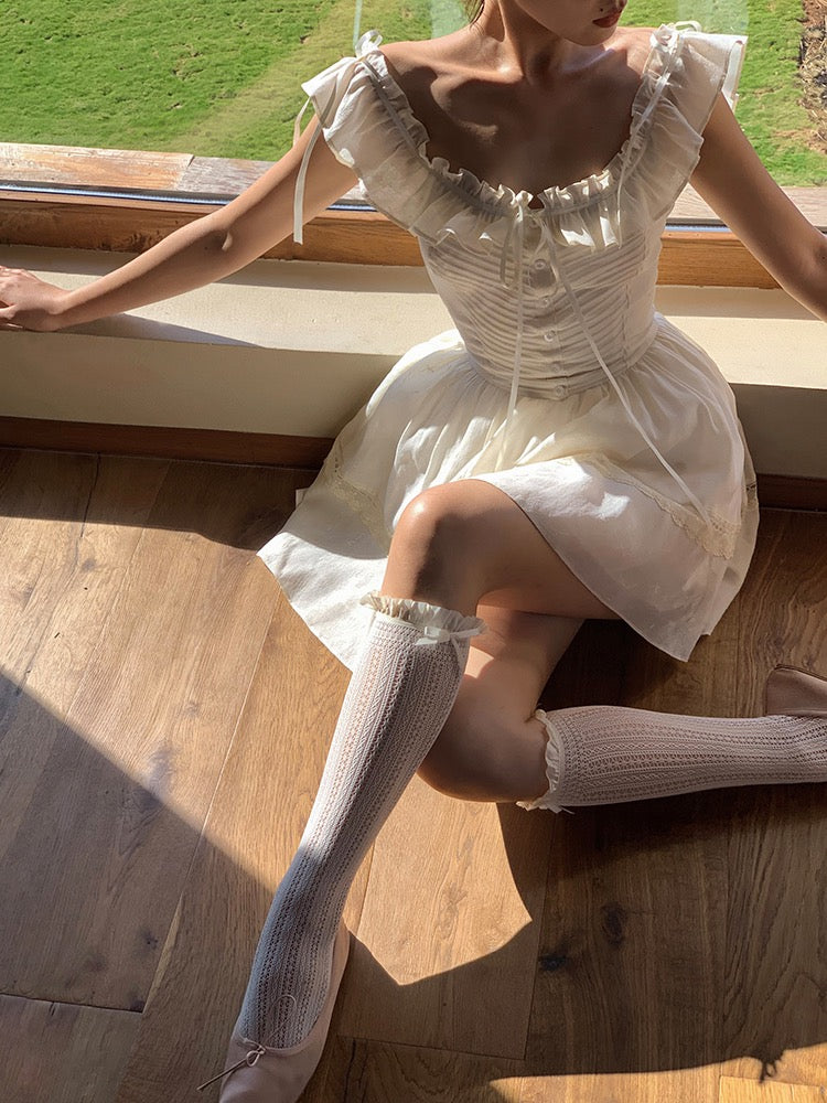 Xiaolizhi Alice A-line sleeveless dress summer new small tea break Fre Lee Nhi Boutique Xiaolizhi Alice A-line sleeveless dress summer new small tea break Fre Lee Nhi Boutique