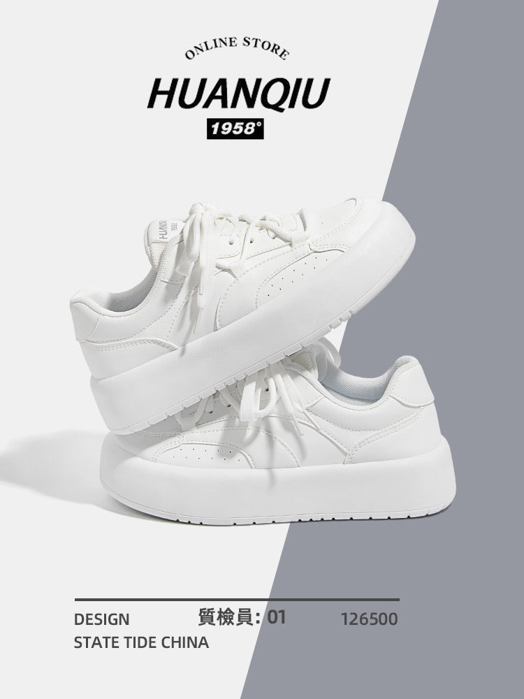 Universal thick-soled white shoes women's summer 2023 new all-match chic shoes female casual students white sneakers