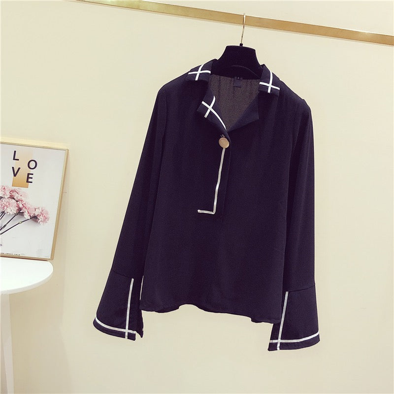 Shirt women's new 2022 early autumn design sense niche French chic white shirt women's long-sleeved Hong Kong style high-end sense