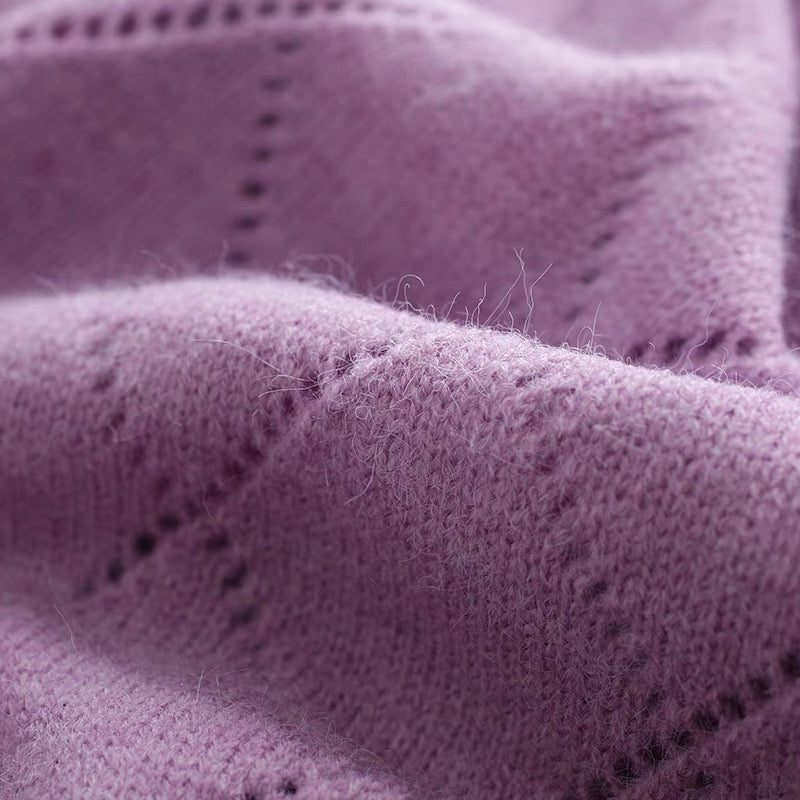 Literary small fresh short V-neck knitted cardigan women's 2022 spring and autumn new Korean version loose sweater small coat